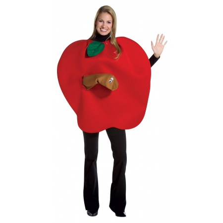Adult Apple Costume image