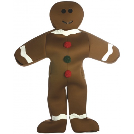 Adult Gingerbread Man Costume image