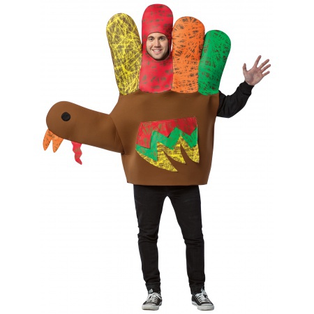 Turkey Costume Adult image