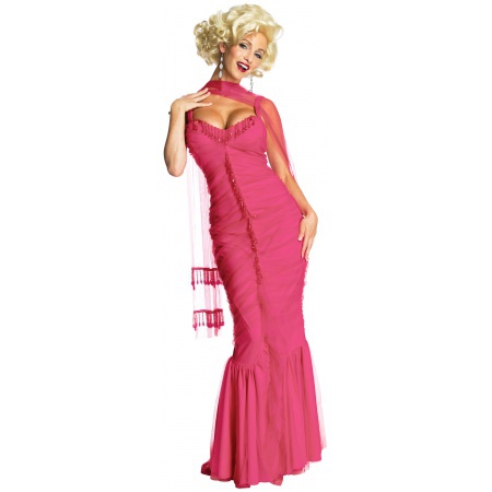Marilyn Monroe Pink Dress Costume image