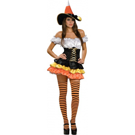 Womens Candy Corn Costume  image