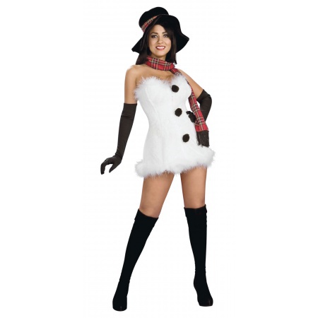 Sexy Snowman Outfit Christmas Costume image
