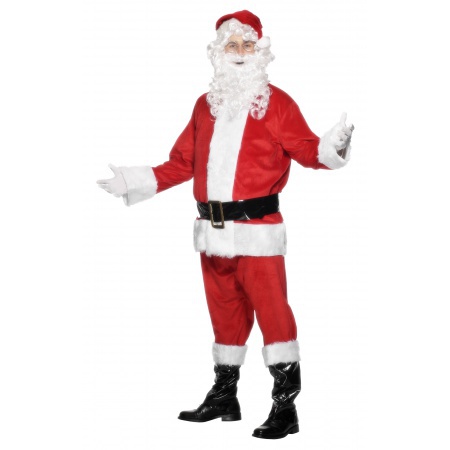 Mens Santa Suit Costume image