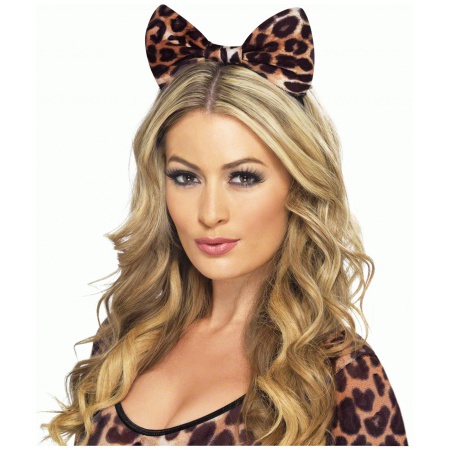 Leopard Bow Headband image