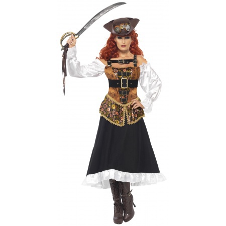 Steampunk Pirate Costume image