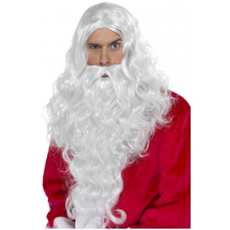 Long Santa Wig And Beard image