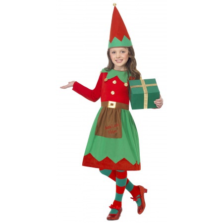 Girls Elf Costume  image