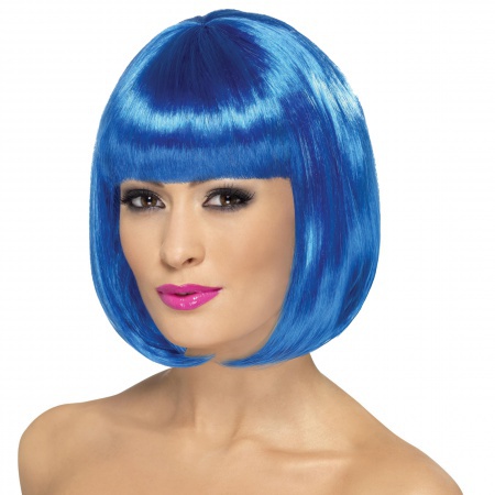 Blue Short Wig image