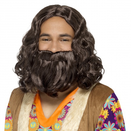 Jesus Wig And Beard Set  image