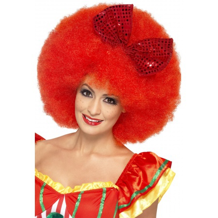 Afro Wig Red image
