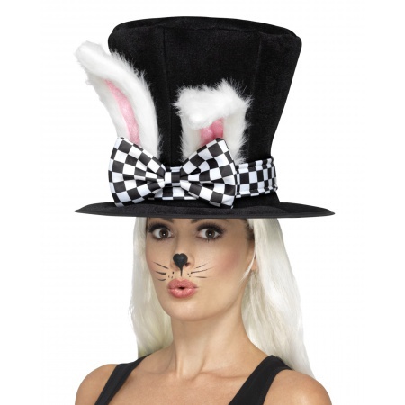 Wonderland White Rabbit Costume Hat image