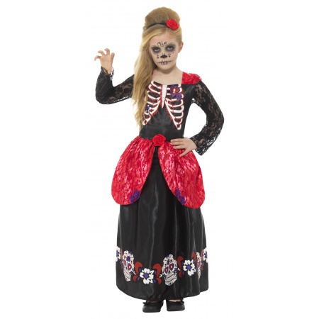 Kids Day Of The Dead Costume image