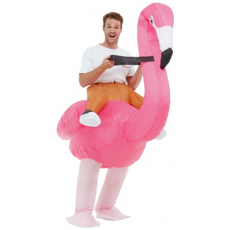Inflatable Ride On Flamingo image