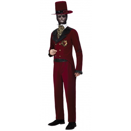 Mens Day Of The Dead Costume  image