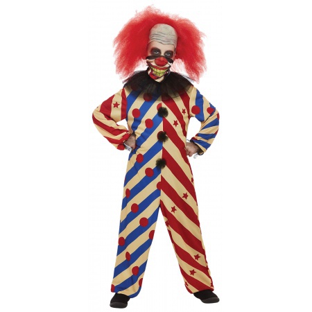 Boys Scary Clown Costume  image