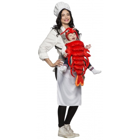Chef And Lobster Baby Carrier Costume image