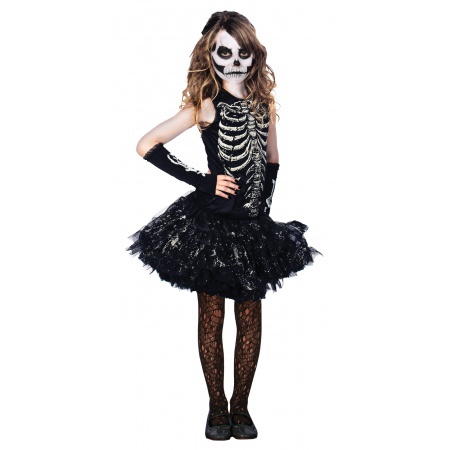 Girls Skeleton Costume image