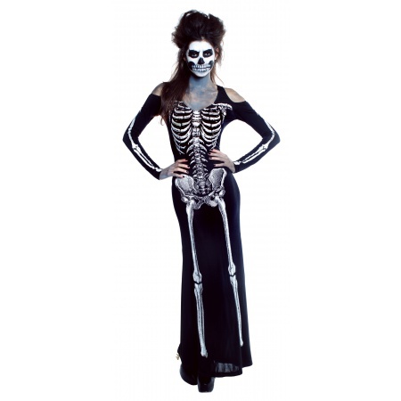 Skeleton Dress Costume image