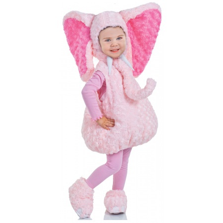Toddler Pink Elephant Costume image