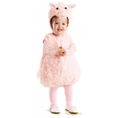 Pink Pig Baby Costume image