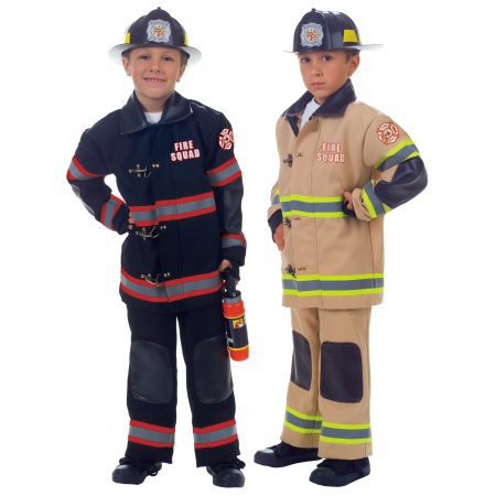 Kids Firefighter Costume image