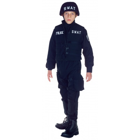 Kids SWAT Costume image