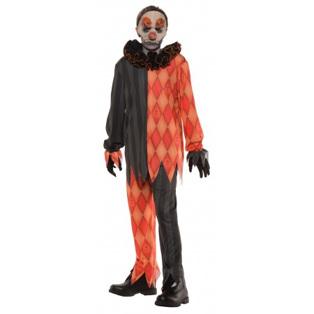 Kids Evil Clown Costume image