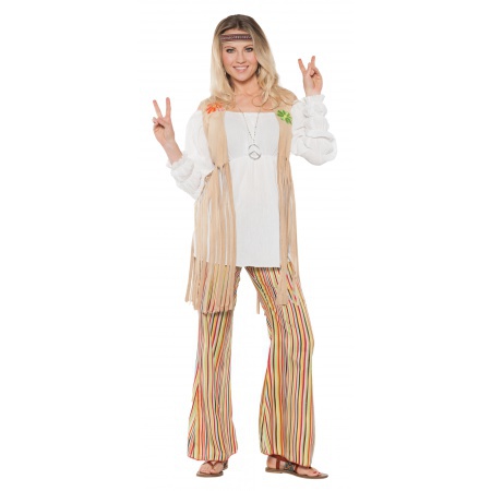 60s Hippie Girl Costume image