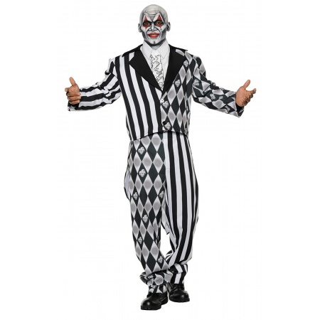 Evil Jester Clown Costume image