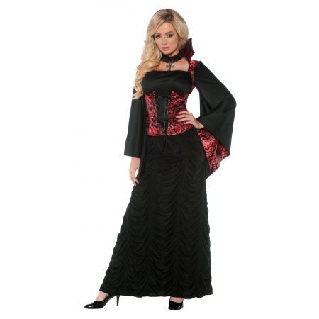 Womens Gothic Vampire Costume image