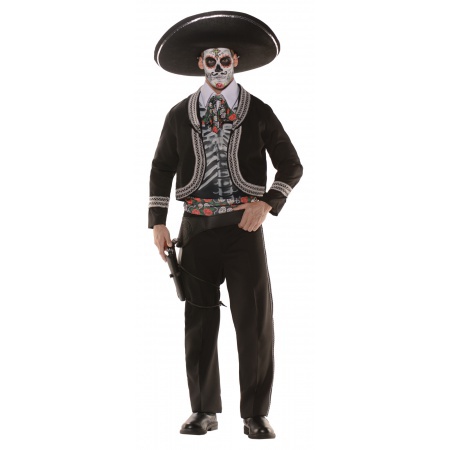 Mens Day Of The Dead Costume image
