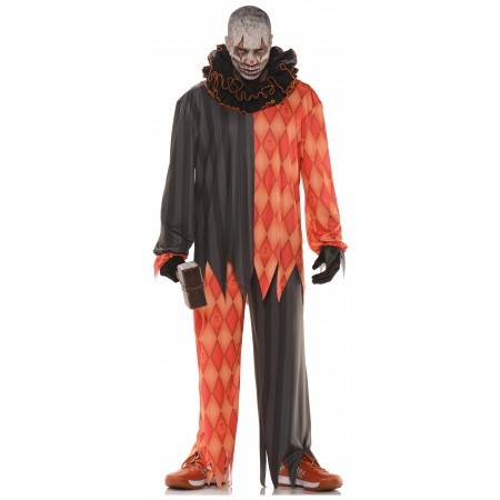 Teen Evil Clown Costume image