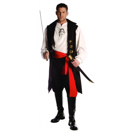 Mens Swashbuckler Pirate Costume image