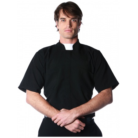 Short Sleeve Priest Shirt And Collar image