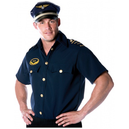 Airline Pilot Costume Shirt image