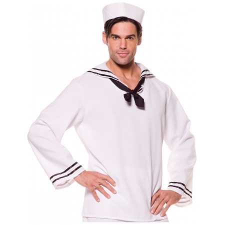 Mens Sailor Shirt And Hat image