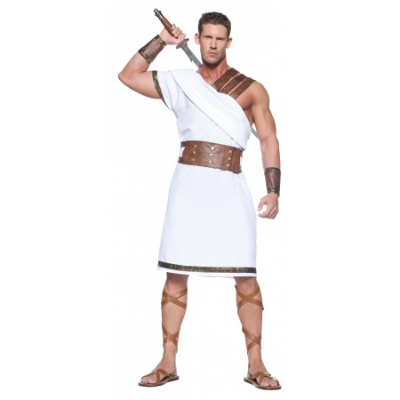 Mens Greek Warrior Costume image