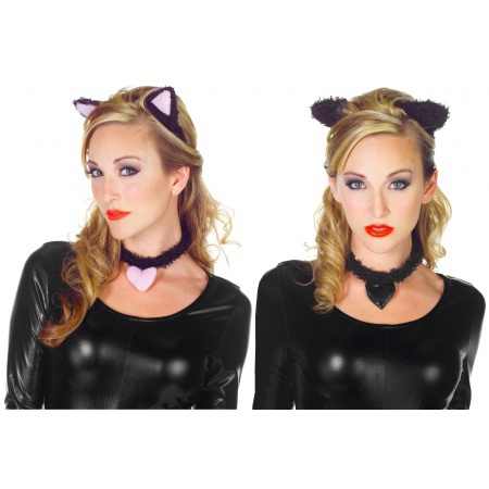 Cat Ears And Tail Costume image