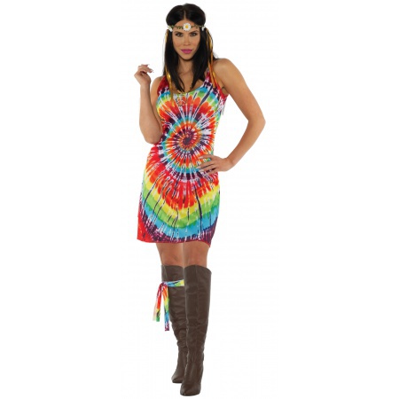 Womens Hippie Costume image