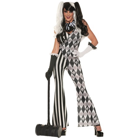 Womens Harlequin Costume image