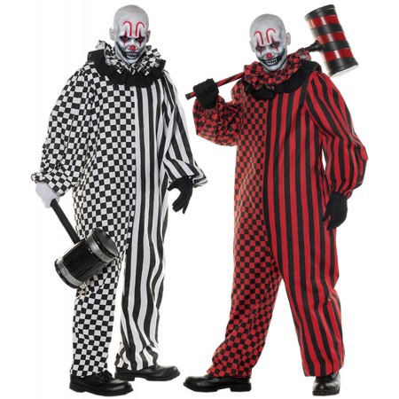 Mens Killer Clown Costume image