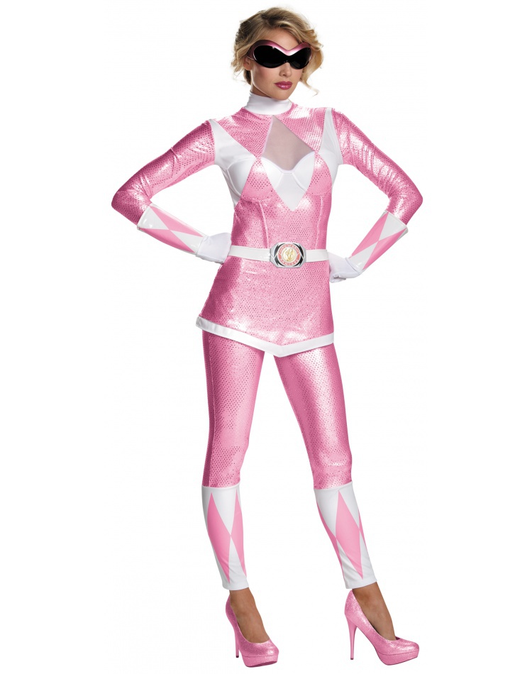 Pink Power Ranger Bustier Costume. 