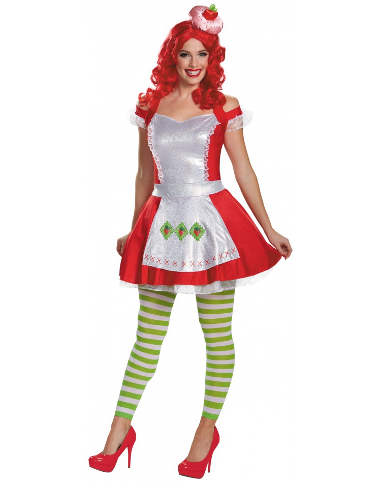 The adult Strawberry Shortcake costume include(s). Was. 